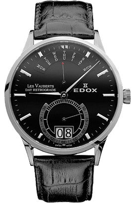 Edox les vauberts day on sale retrograde