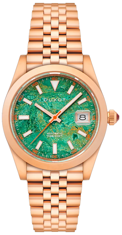 Duxot Vezeto Green Gemstone Automatic Limited Edition DX-2061-BB