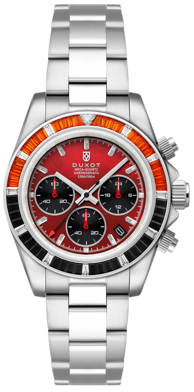 Duxot Accelero Rainbow Chronograph Pearl Red DX-2064-AA