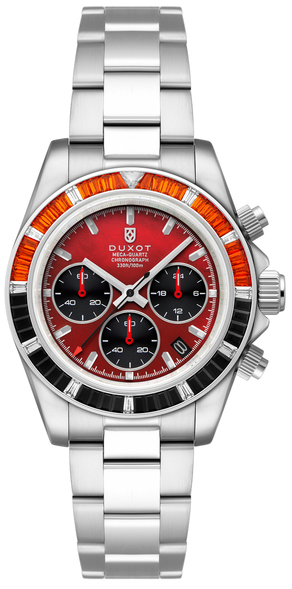 Duxot Accelero Rainbow Chronograph Pearl Red DX-2064-AA