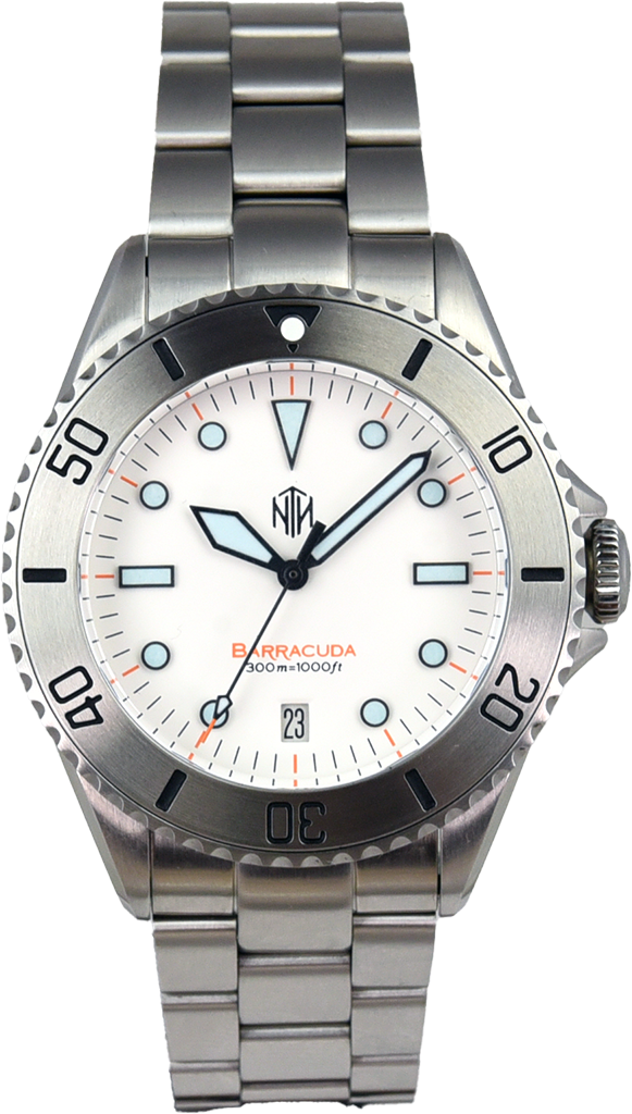 NTH Barracuda Polar White Oyster Date (Pre-owned)