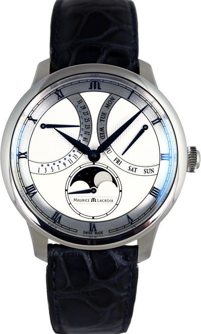 Maurice Lacroix Masterpiece Moon Retrograde MP6608-SS001-110-1 (Pre-owned)