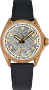 Zelos Swordfish Field 38mm Bronze Meteorite (Pre-owned)