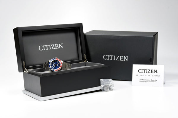 Citizen Series 8 GMT NB6030-59L (Pre-owned)