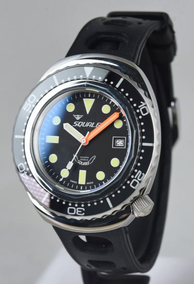 Squale 2002 101 Atmos Black Dots 2002.BK.BK.NMT (Pre-owned)