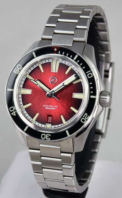 Zelos Swordfish 40mm Crimson Red (Pre-owned)