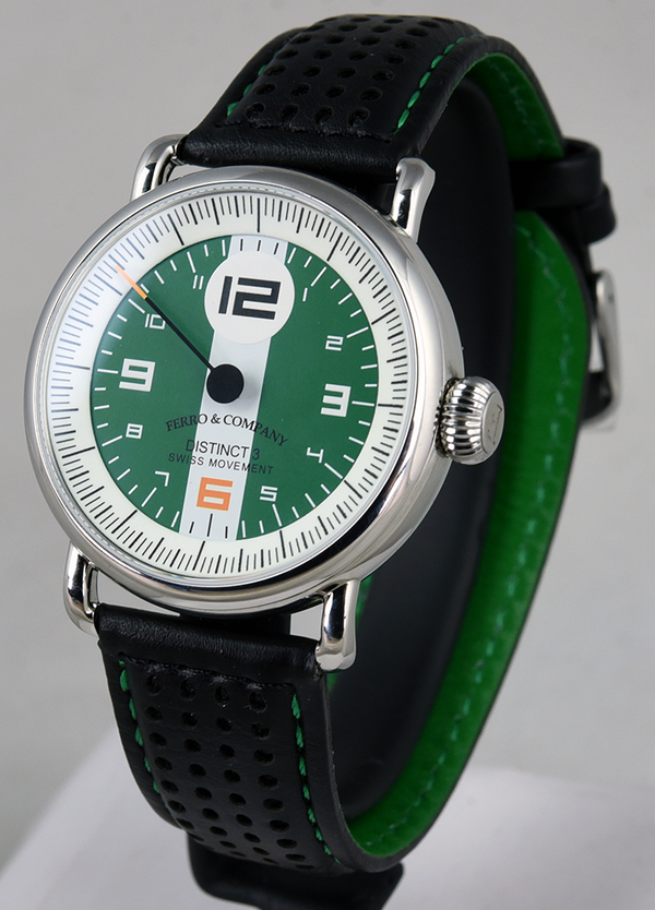 Ferro & Company Distinct 3 British Racing Green Quartz (Pre-owned)