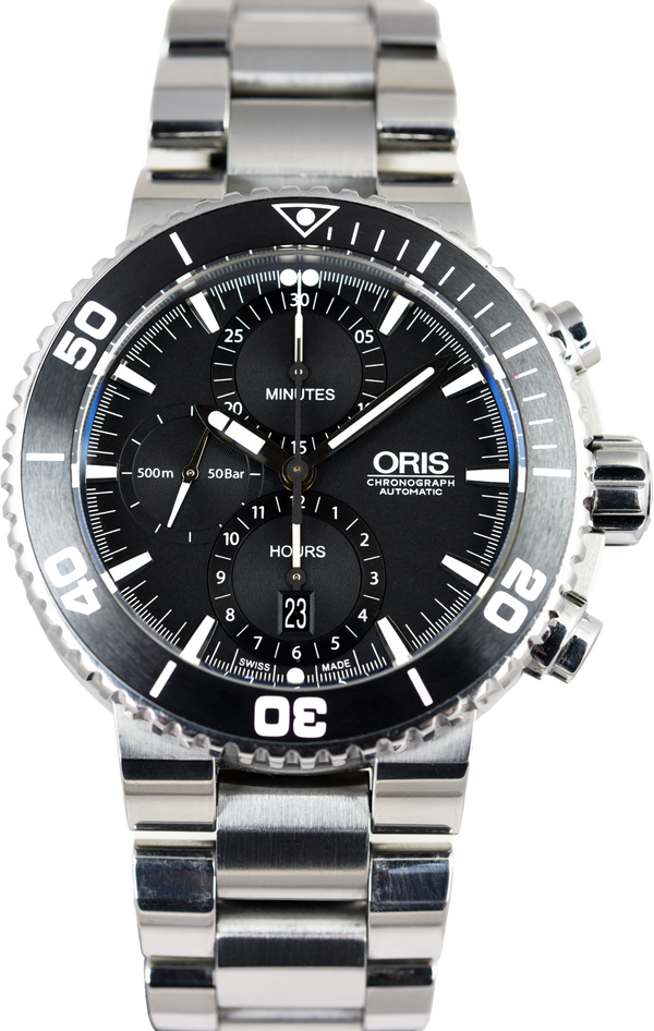 Oris Aquis Chronograph 01 774 7655 4154-07 8 26 01PEB (Pre-owned)