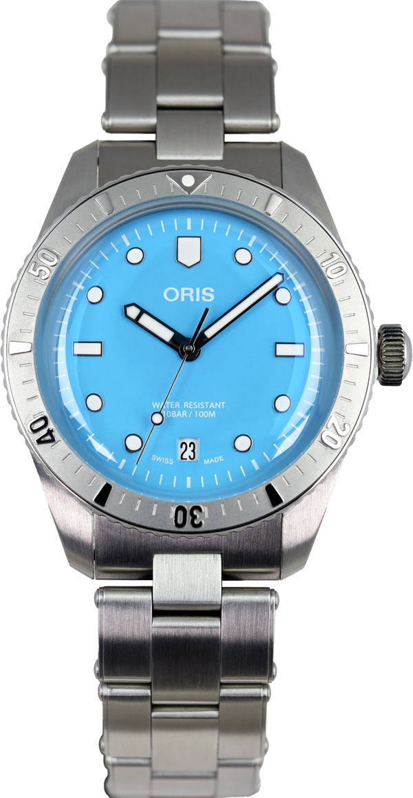 Oris Divers Sixty-Five Cotton Candy 01 733 7771 4055-07 8 19 18 (Pre-owned)