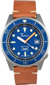 Squale 50 Atmos Blue Blasted 1521-026/A 1521BLUEBL.PC (Pre-owned)