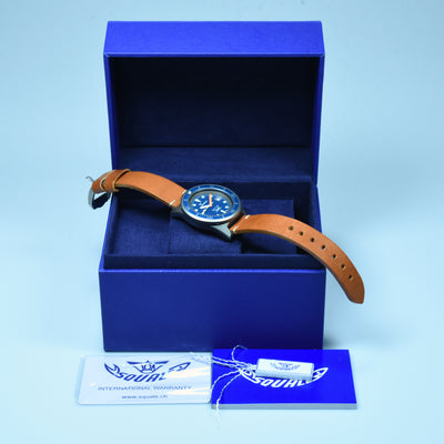 Squale 50 Atmos Blue Blasted 1521-026/A 1521BLUEBL.PC (Pre-owned)