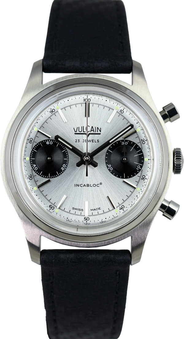 Vulcain Chronograph 70's Silver Limited Edition 640109A20.BAC201 (Pre-owned)