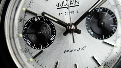 Vulcain Chronograph 70's Silver Limited Edition 640109A20.BAC201 (Pre-owned)