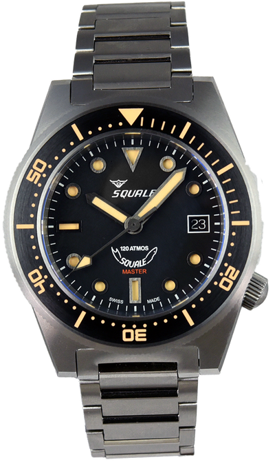 Squale Master Titanium 120 ATM MASTIBKBK.TI20 (Pre-owned)