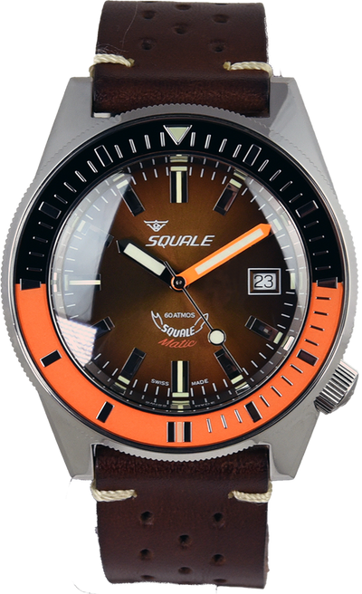 Squale 60 Atmos Squalematic Brown MATICXSD.PTS (Pre-owned)