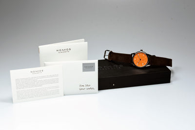 Nomos Club Campus 38 Future Orange 729 (Pre-owned)