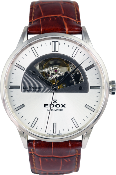 Edox Les Vauberts Open Heart 85006 3 AIN (Pre-owned)