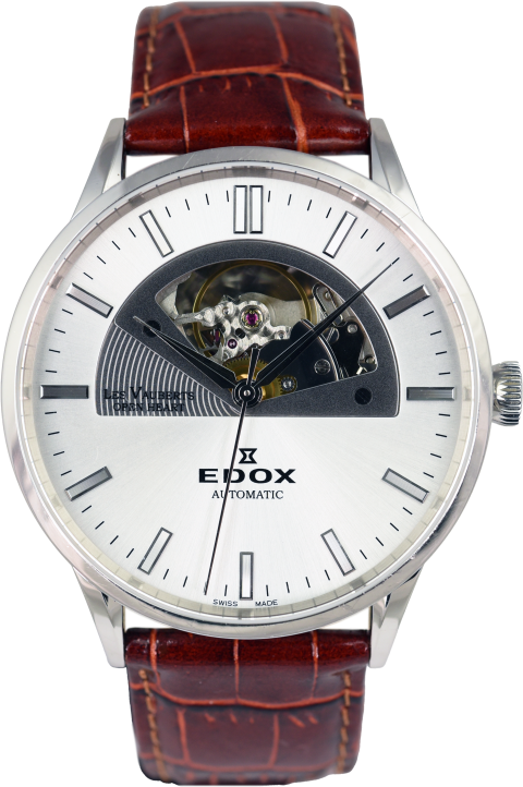 Edox Les Vauberts Open Heart 85006 3 AIN (Pre-owned)