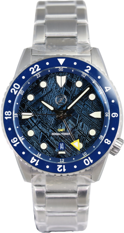 Zelos Mako GMT Blue Meteorite (Pre-owned)