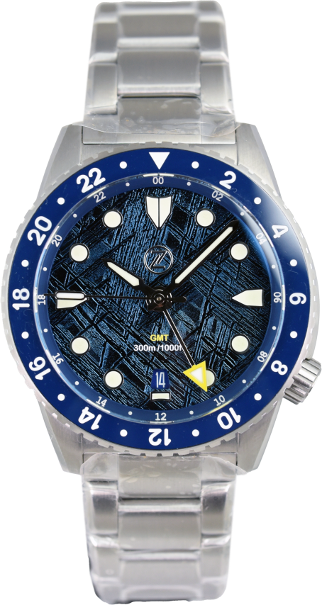 Zelos Mako GMT Blue Meteorite (Pre-owned)