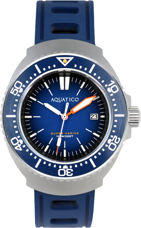 Aquatico Super Marine Blue Dial PT5000 (Pre-owned)