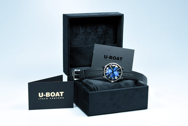 U-Boat Darkmoon 40mm Blue SS 9021/A (Pre-owned)