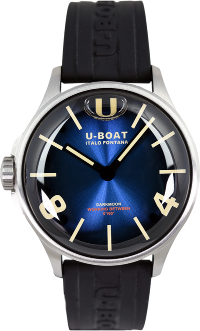 U-Boat Darkmoon 40mm Blue SS 9021/A (Pre-owned)