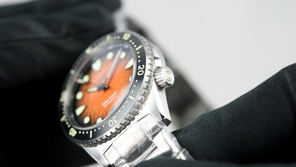 Zelos Mako Diver Hammered Orange (Pre-owned)