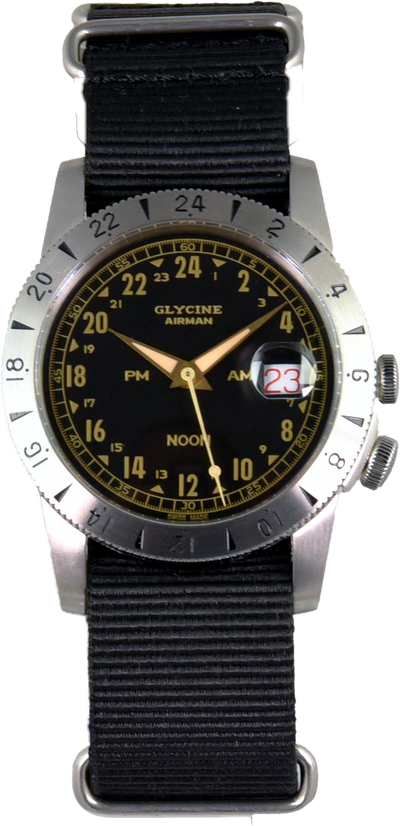 Glycine Airman Vintage NOON Purist 40 GL0377 (Pre-owned)