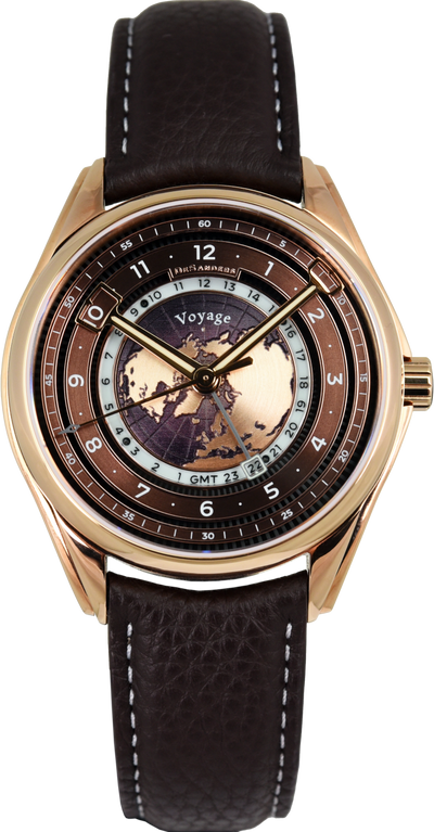 DeSanders Voyage GMT Rose Gold & Root Beer (Pre-owned)