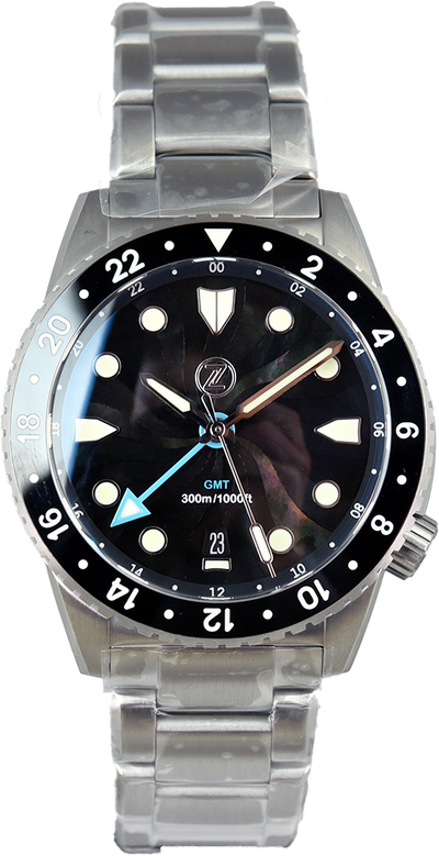 Zelos Mako GMT Mosaic MOP (Pre-owned)