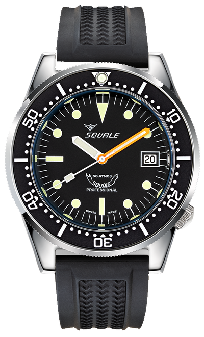 Squale 50 Atmos Black 1521-026/A 1521CL.VO