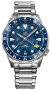 Zelos Mako GMT Blue Meteorite