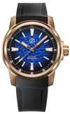 Zelos Aurora Field 38mm Bronze Hammered Blue