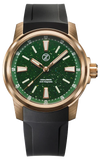 Zelos Aurora Field 38mm Bronze Green Aventurine