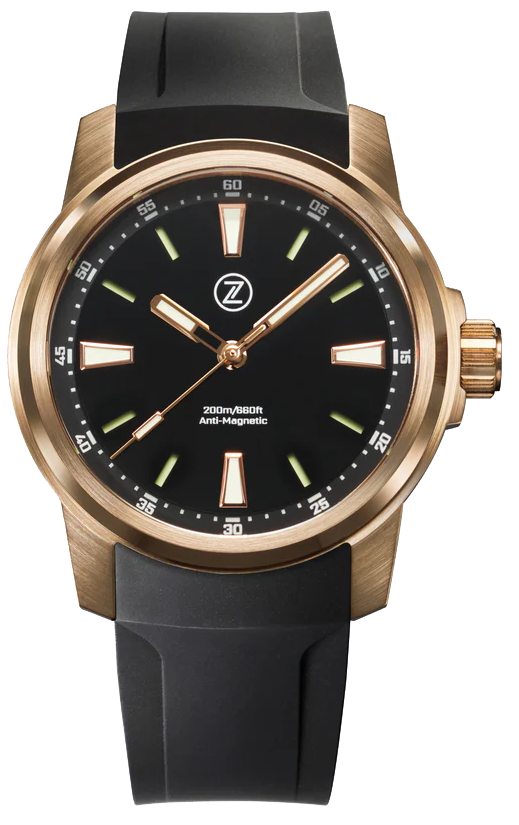 Zelos Aurora Field 42mm Bronze Onyx