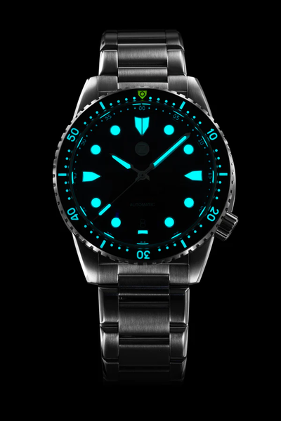 Zelos Mako 300m Diver Satin Black