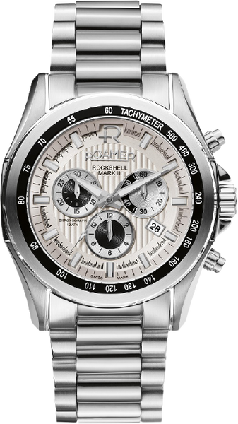 Roamer Rockshell Mark III Chrono 220837 41 15 20 B stock SeriousWatches