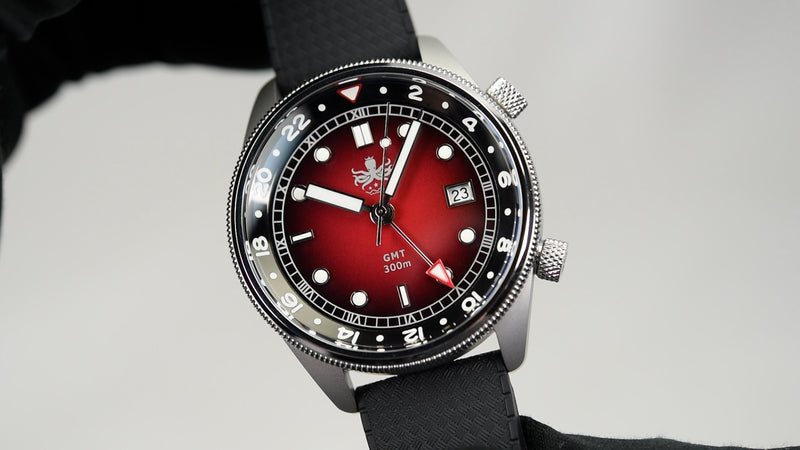 PHOIBOS EAGLE RAY GMT 300m Compressor PX023E B stock