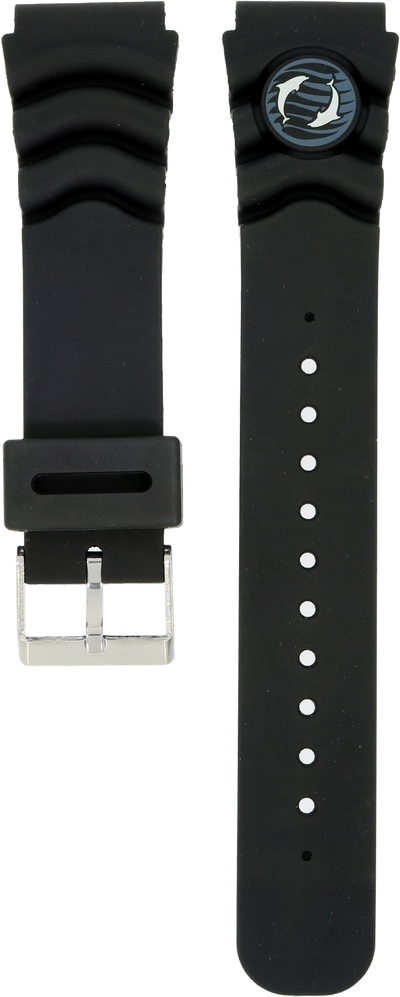 Orient Black Rubber Strap 22mm VDCLXSA