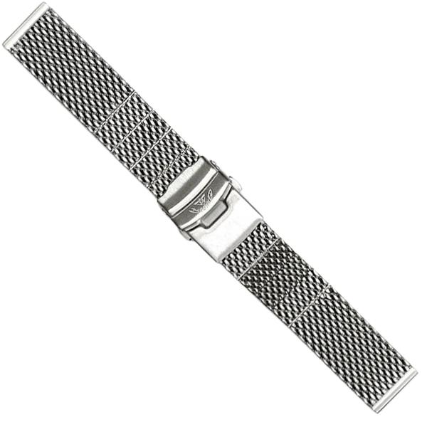 Squale Mesh Steel Bracelet Polished 20mm